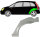 Radlauf für Opel Meriva 2003 – 2010 links