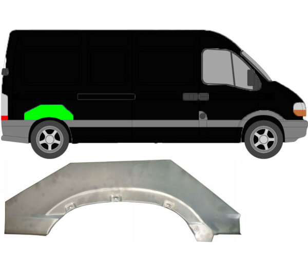 Radlauf für Opel Movano 1998 – 2010 rechts