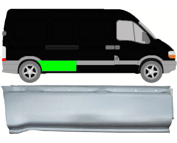 Seitenleiste für Opel Movano langer Radstand 1998 – 2010 rechts