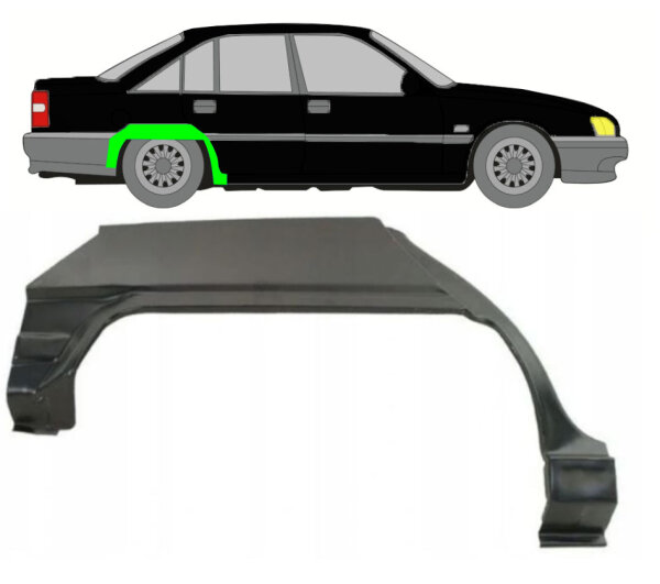 Radlauf für Opel Omega A 1986 – 1993 rechts