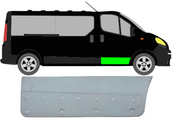 Türleiste für Opel Vivaro 2001 – 2014 vorne rechts