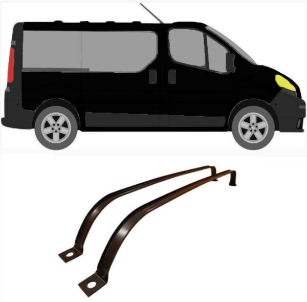 Tankbänder für Opel Vivaro 2001 – 2014 2 Stück