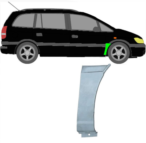 Kotflügel für Opel Zafira A 1999 – 2005 vorne rechts