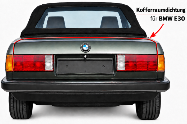 Dichtung Kofferraum Heckdeckel Kofferraumdichtung Seal für BMW E30 Dichtung