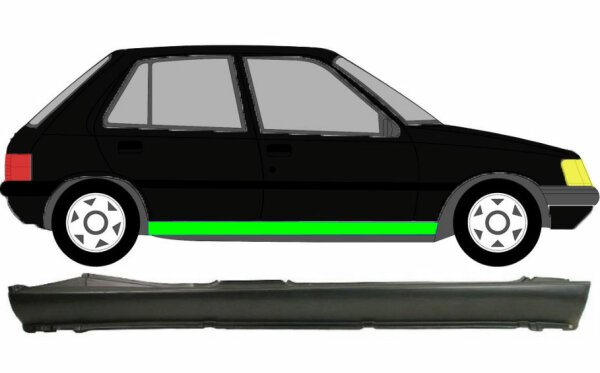 Schweller für Peugeot 205 1983 – 1998 5 Türer rechts