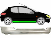 Vollschweller für Peugeot 206 1998 – 2012 3...