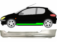Vollschweller für Peugeot 206 1998 – 2012 3...