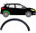 Radlaufverbreiterung für Renault Captur 2013 – 2020 hinten rechts