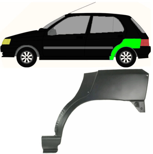 Radlauf für Renault Clio I 1990 – 1998 5 Türer links