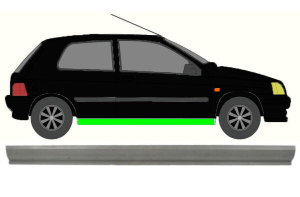 Schweller für Renault Clio I 1990 – 1998 rechts