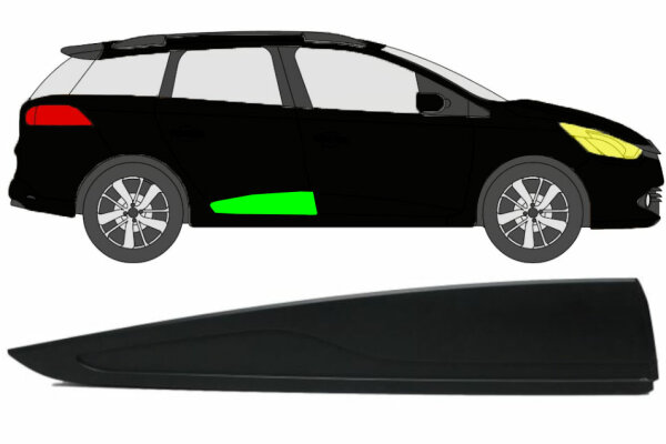 Türleiste für Renault Clio IV 2012 – 2019 hinten rechts
