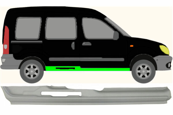 Vollschweller für Renault Kangoo 1997 – 2008 5 Türer rechts