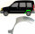 Radlauf für Renault Kangoo 1997 – 2008 links