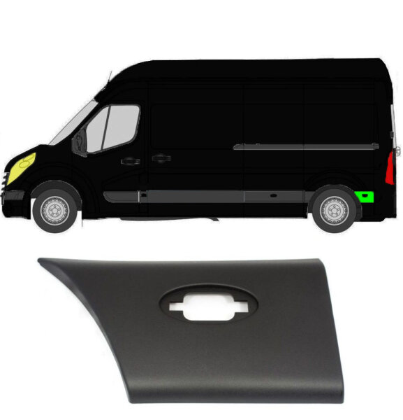 Seitenleiste Kotflügel für Renault Master 2010 – 2021 hinten links