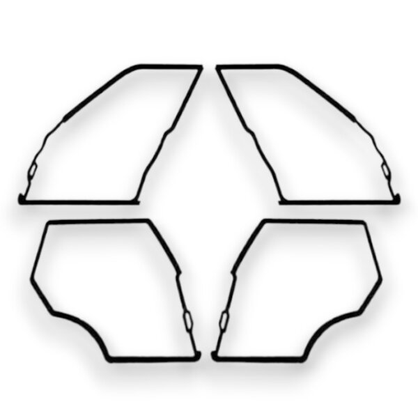 Türdichtung Türgummi Wetterdichtung für Mercedes W114 W115 /8 Dichtung 4 Teilig