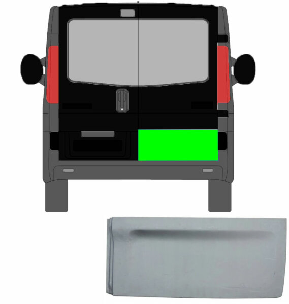 Türleiste für Renault Trafic 2001 – 2014 hinten rechts
