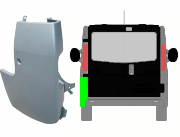 Stoßstangenecke für Renault Trafic 2001 – 2014 hinten links