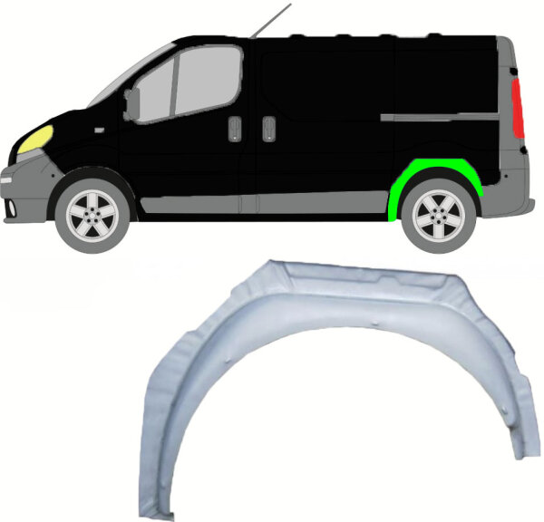 Radlauf innen für Renault Trafic 2001 – 2014 links