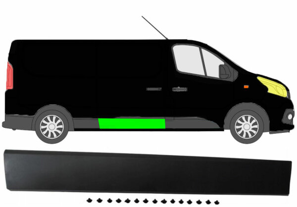 Seitenleiste Schiebetür für Renault Trafic 2014 – 2021 rechts