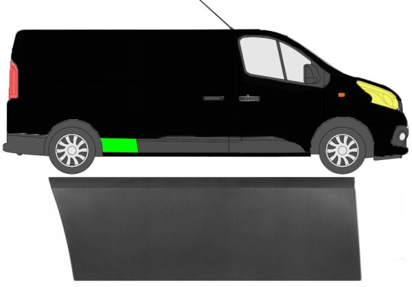 Kotflügel Seitenleiste für Renault Trafic 2014 – 2021 rechts