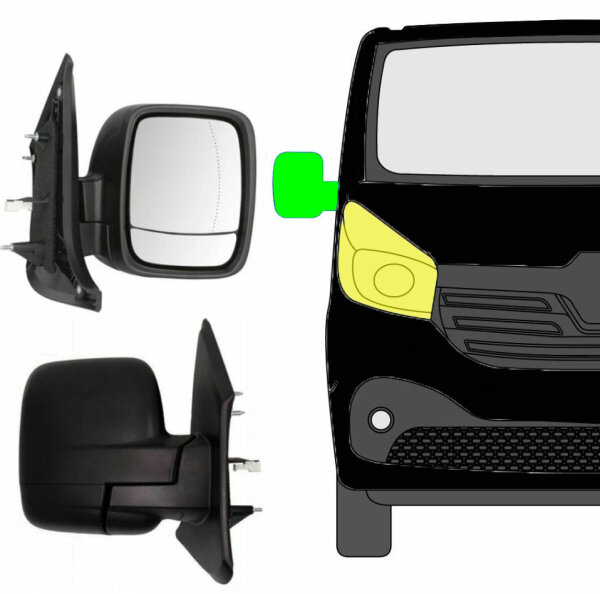 Außenspiegel elektrisch für Renault Trafic 2014 – 2021 links