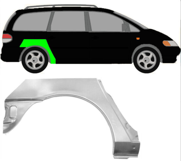 Radlauf für Seat Alhambra 1995 – 2000 rechts