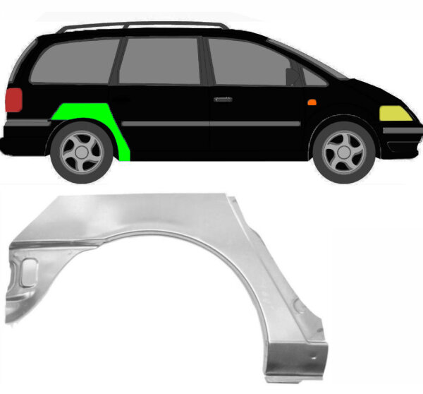 Radlauf für Seat Alhambra 2000 – 2010 rechts