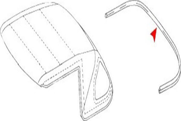 Dichtung Verdeck hinten Wetterdichtung Gummi für Mercedes SL R107/W107