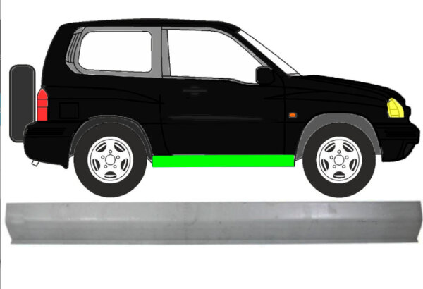 Schweller für Suzuki Grand Vitara 3 Türer 1997 – 2005 rechts
