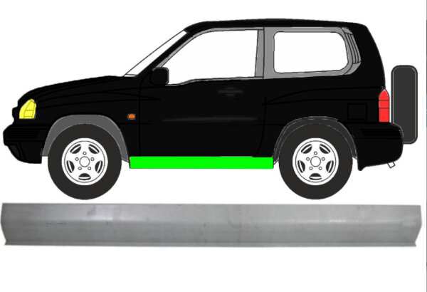 Schweller für Suzuki Grand Vitara 3 Türer 1997 – 2005 links