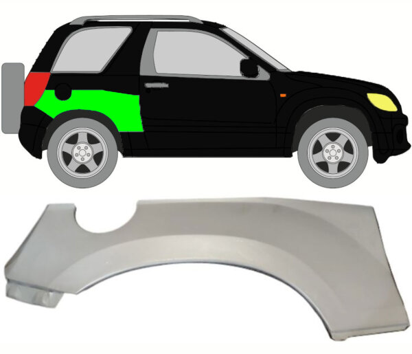 Radlauf für Suzuki Grand Vitara 2005 – 2012 rechts