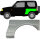 Kotflügel für Suzuki Jimny 1998 – 2018 hinten links