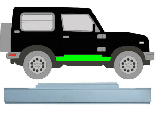 Schweller für Suzuki Samurai 1998 – 2004 rechts