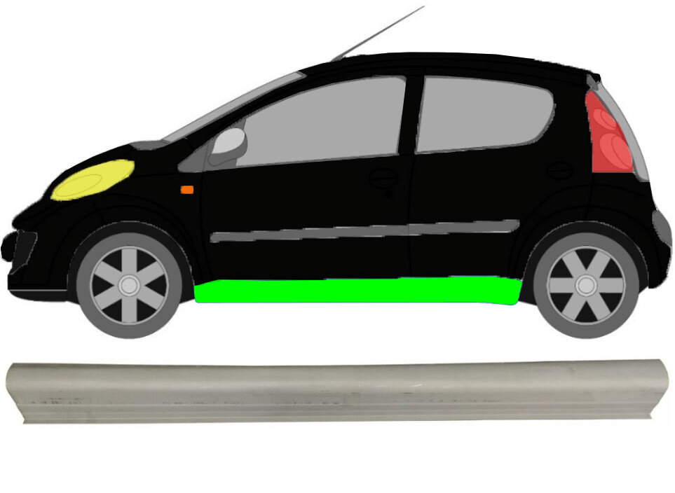 DHL Schwarz Dritte Bremsleuchte Stopplicht Bremslicht Für Toyota Aygo 2005-2014