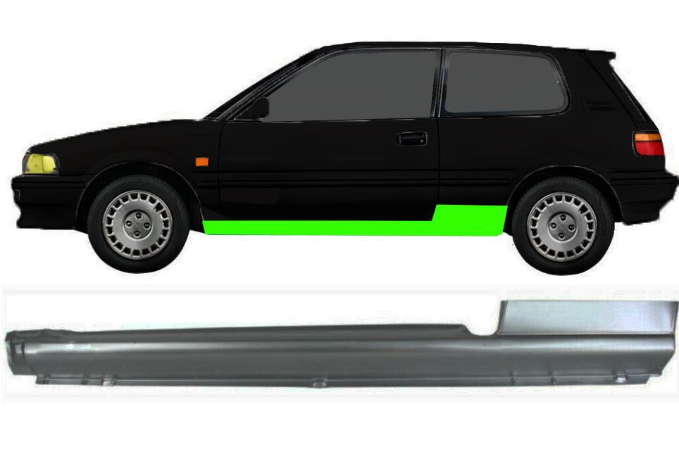 Toyota Corolla Touring Sports Auspuff Mittelschalldämpfer Für Toyota Corolla E11 1.4 – 100% Passgenau & Komplett Mit Montagesatz Toyota Auto Corolla