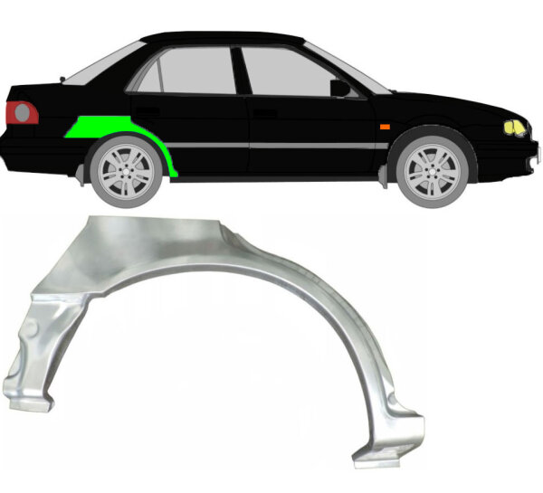 Radlauf für Toyota Corolla E11 1997 – 2002 rechts