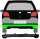 Stoßstange für Toyota Yaris 2003 – 2005 hinten