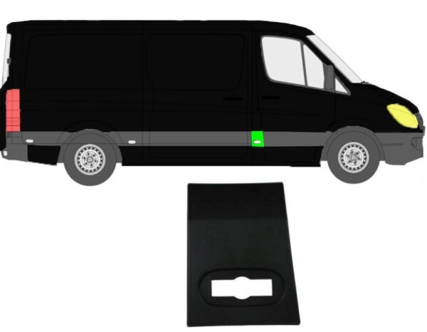 Seitenleiste für Volkswagen Crafter 2006 – 2020 vorne rechts