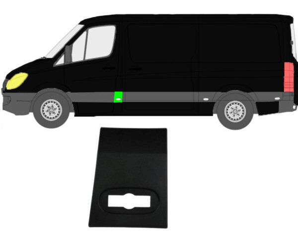 Seitenleiste für Volkswagen Crafter 2006 – 2020 vorne links