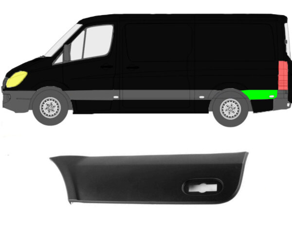 Radlauf für Volkswagen Crafter 2006 – 2020 hinten links