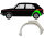 Radlauf für Volkswagen Golf 1 5 Türer 1974 – 1985 links