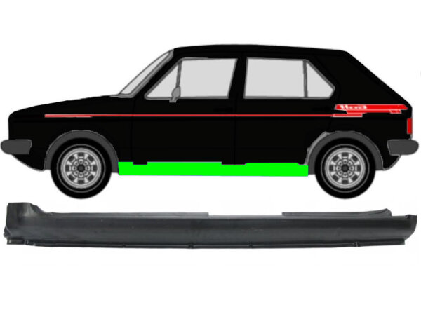 Schweller für Volkswagen Golf 1 5 Türer 1974 – 1985 links