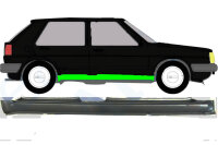 Schweller für Volkswagen Golf 2 5 Türer 1982...