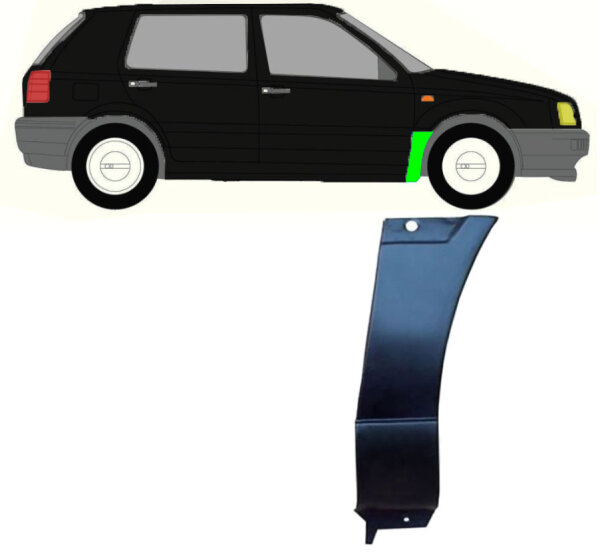 Kotflügel für Volkswagen Golf 3 1991 – 1998 vorne rechts