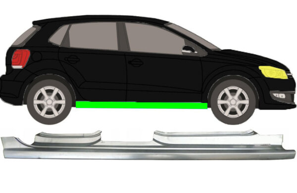 Vollschweller für Volkswagen Polo 2009 – 2017 rechts