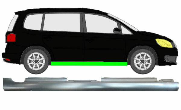Vollschweller für Volkswagen Touran 2010 – 2015 rechts