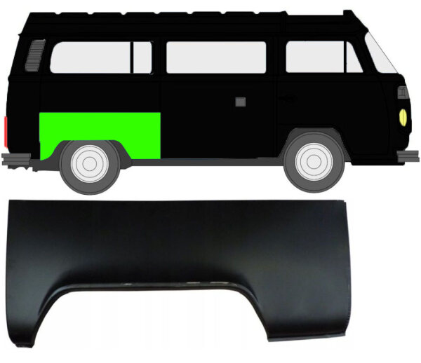 Kotflügel für Volkswagen Transporter T2 1967 – 1979 hinten rechts