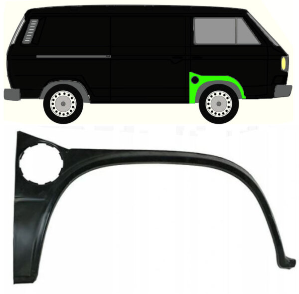 Radlauf für Volkswagen Transporter T3 1979 – 1992 vorne rechts