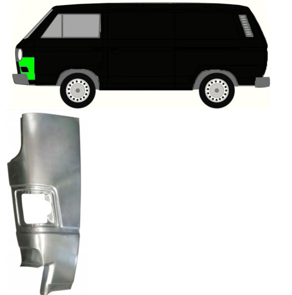 Stoßstangenecke für Volkswagen Transporter T3 1979 – 1992 vorne links