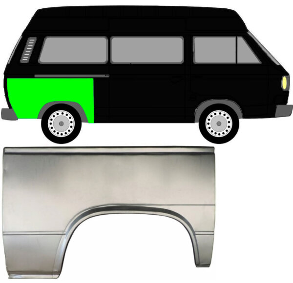 Kotflügel für Volkswagen Transporter T3 1979 – 1992 hinten rechts